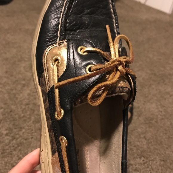 Gold and cheetah speedy topsider size 7.5 - Picture 6 of 8